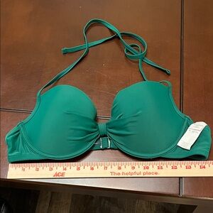 Cupshe Teal Halter Swim Top NWOT